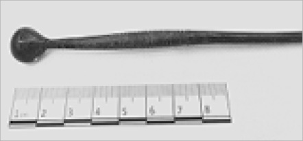 Photograph of copper pin
