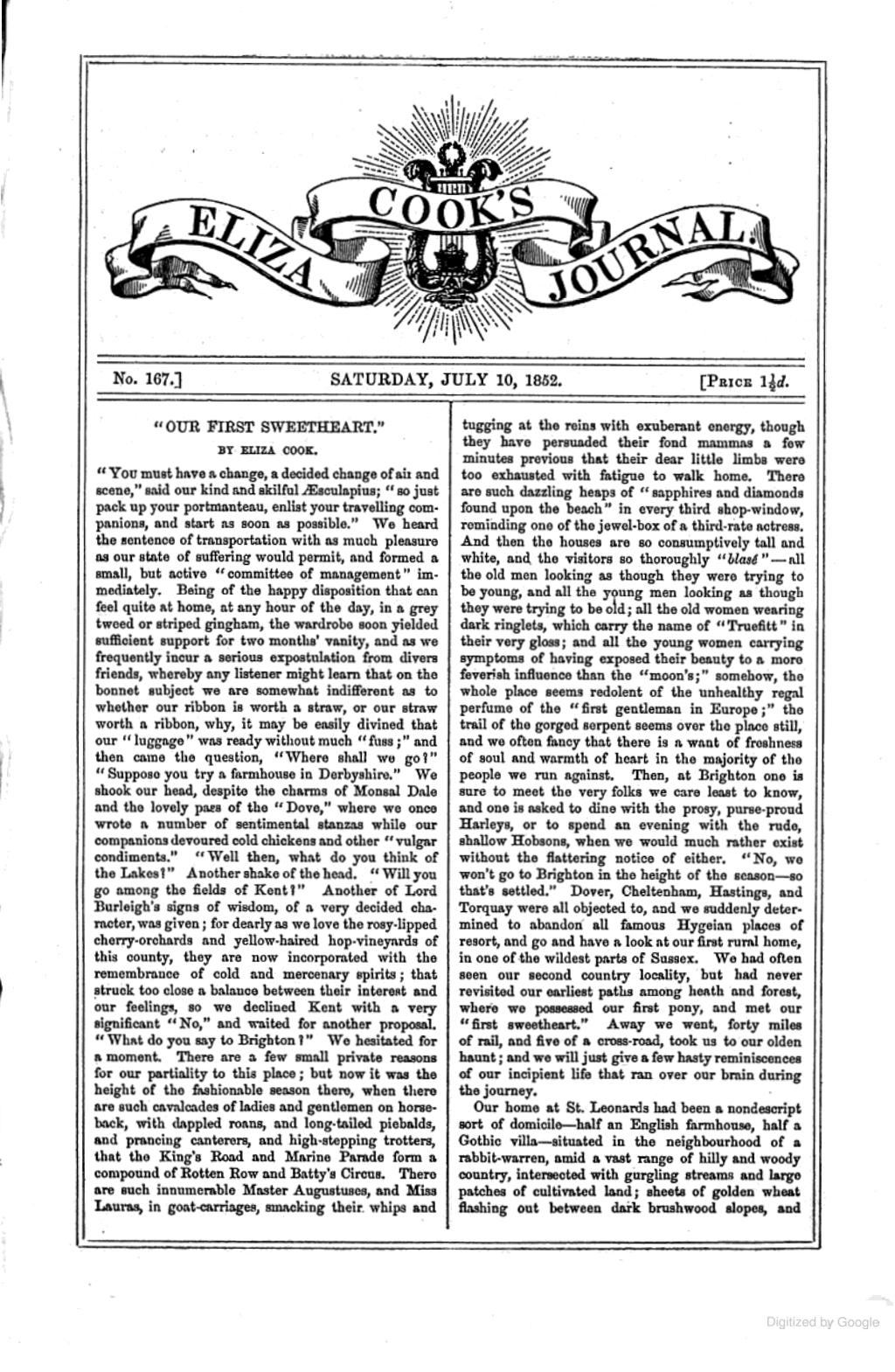 a page from a Victorian magazine